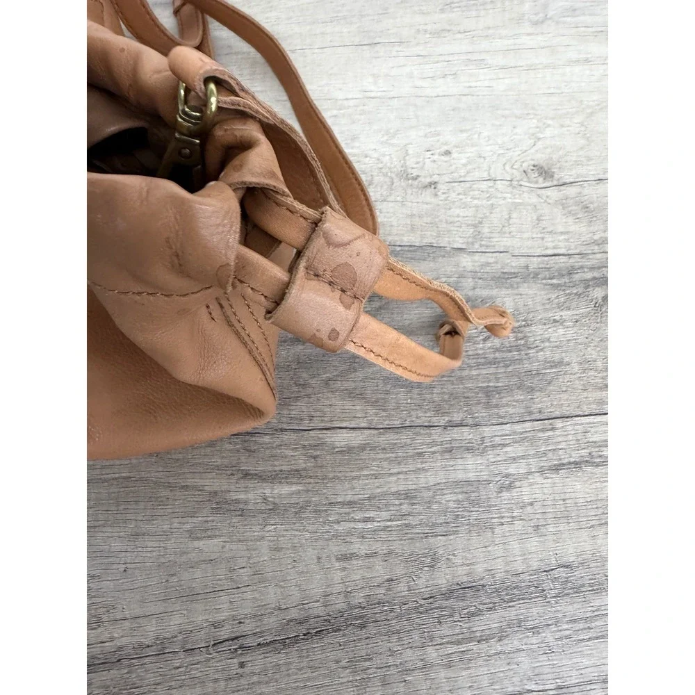 Madewell Piazza Hobo Bag English Saddle Leather Crossbody Brown NH025